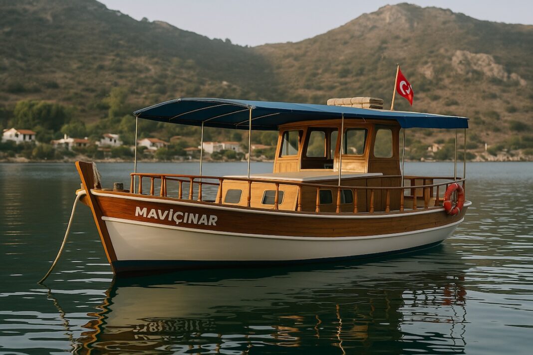 mavicinar mavi çınar teknesi